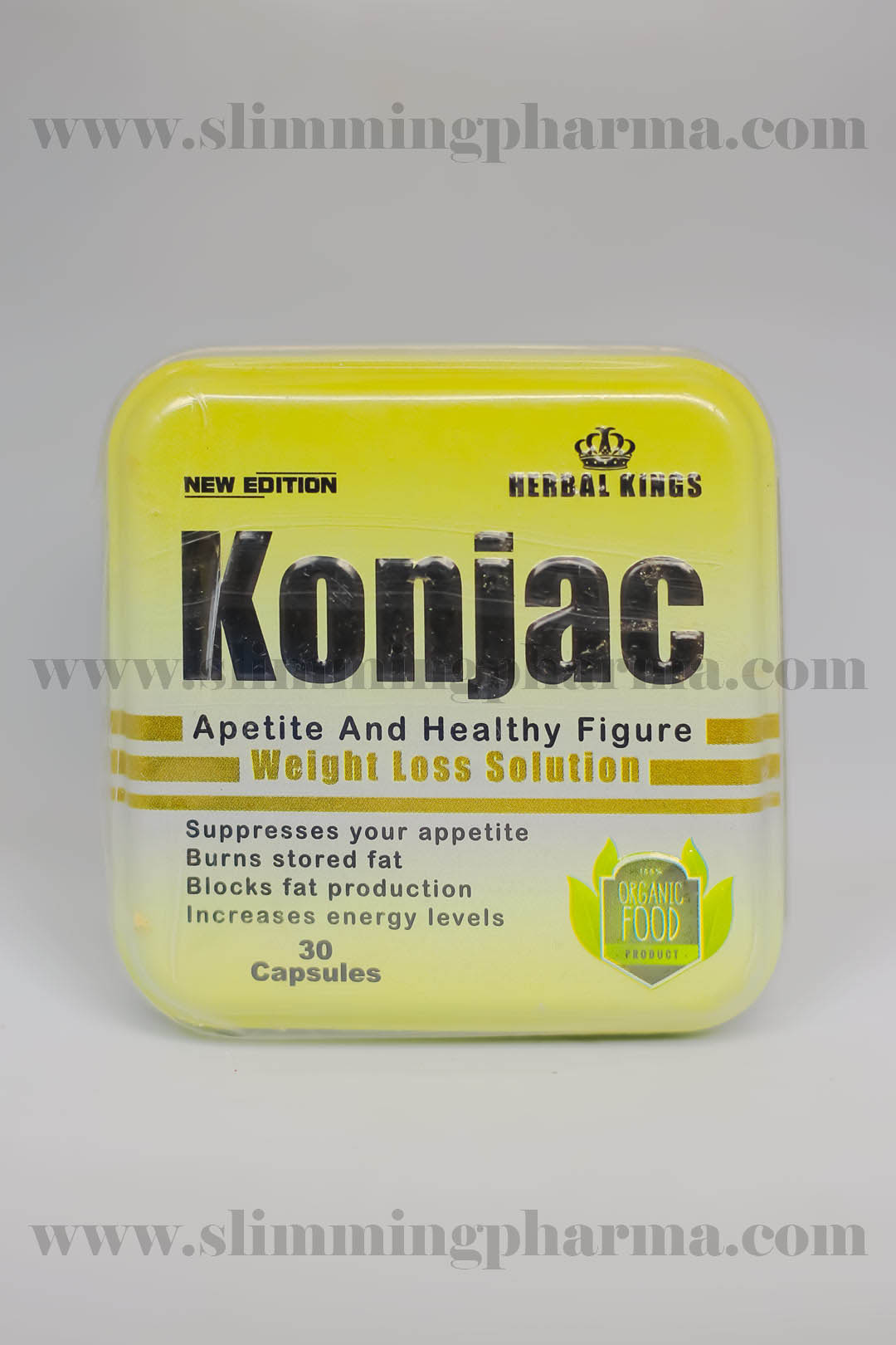 كبسولات كونجاك للتخسيس Konjac Herbal King 30 كبسولة